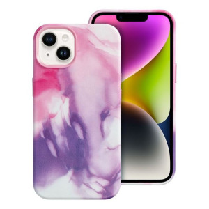Leather Mag Cover Do Iphone 14 Purple Splash