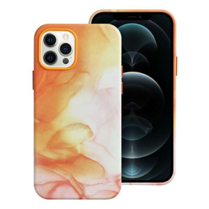 Leather Mag Cover Do Iphone 12 Pro Orange Splash