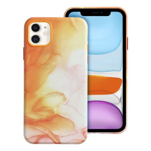 Leather Mag Cover Do Iphone 11 Orange Splash