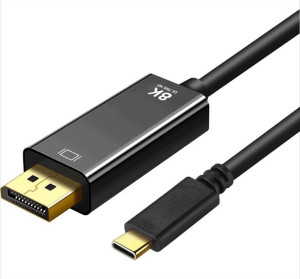 Kabel Typ C Męski Do Displayport 1.4 Męski 8k 60hz Art Oemc5-2 1,8m