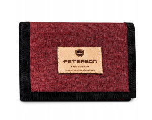 Sportowy portfel męski na rzep — Peterson