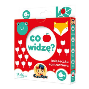 CZUCZU Co widze? Ksiazeczka kontrastowa + 6 mies