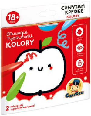 Czuczu Dłuugie Rysowanki Kolory Chwytam Kredkę