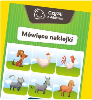 Czytaj z Albikiem mówiące naklejki