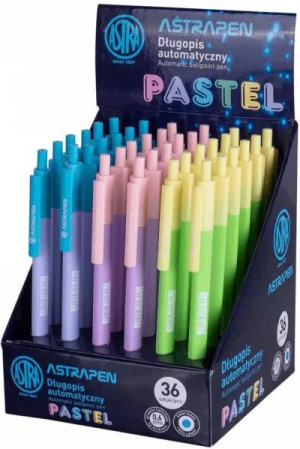 Długopis automatyczny 0,6mm p36 Astra Pen Pastel
