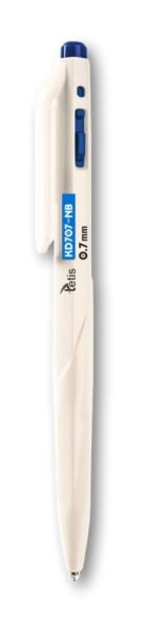 Długopis Tetis KD707-NB 0,7mm biały olejowy niebieski