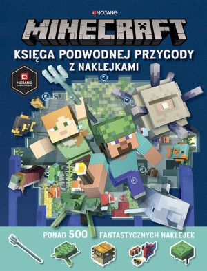 EGMONT Minecraft Ksiega podwodnej przygody z naklejkami