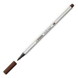 Flamaster STABILO Pen 68 brush brązowy