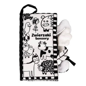Jollybaby Książeczka Zwierzaki Sensory Ogonki