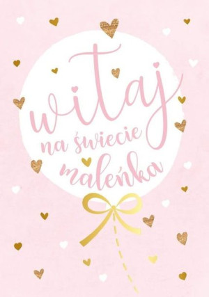 Karnet PR-173 Witaj na świecie maleńka