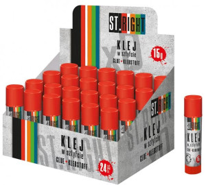 Klej w sztyfcie 15g ST.RIGHT p24    cena za 1 sztukę