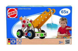 Klocki konstrukcyjne Dźwig 65el 39022 Heros Eichhorn