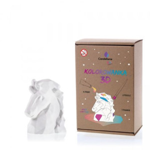 Kolorowanka Candellana Kids Funny Koń kolorowanka 3D