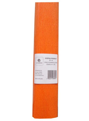 Krepina premium 106c pomarańczowa 200x50cm INTERDRUK cena za 1szt