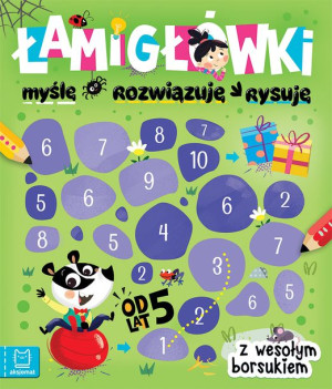 Książeczka Łamigłówki z wesołym borsukiem