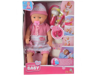 Lalka New Born Baby Doktor z akcesoriami Simba