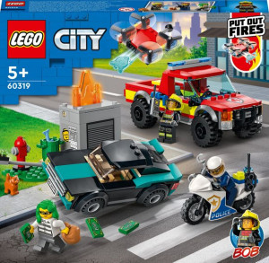 LEGO 60319 CITY Akcja strażacka i policyjny pościg