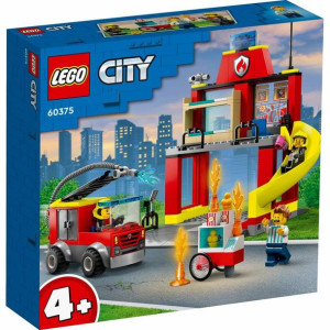LEGO 60375 CITY Remiza strażacka i wóz strażacki p3