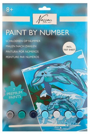 Malowanie po numerach Delfin