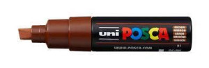 Marker ścięty Posca PC-8K  BROWN