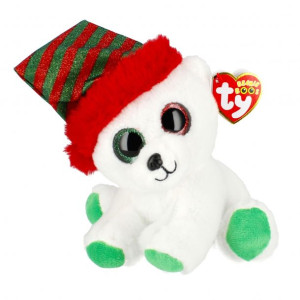 Maskotka TY BOOS PAXTON - niedźwiedź polarny 15cm 36534
