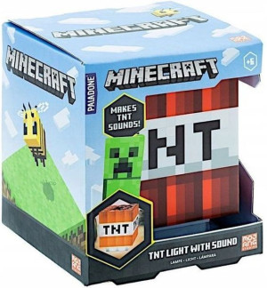 Minecraft TNT Light with sound / lampka Minecraft TNT z dźwiękiem