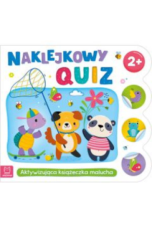 Naklejkowy quiz 2+. Aktywizująca książeczka malucha
