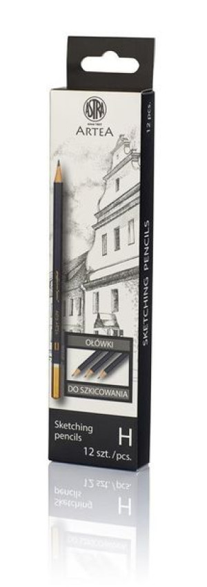 Ołówek do szkicowania H p12 Artea ASTRA, cena za 1szt.