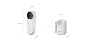 Dzwonek bezprzewodowy  WIFI EZVIZ DB2 2K (3MP)