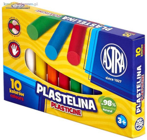 Plastelina 10 kolorów ASTRA