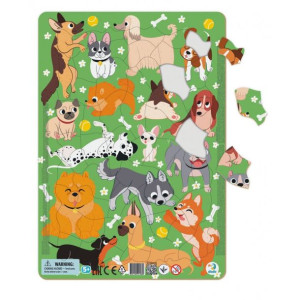 Puzzle ramkowe 53el Psy 300219 DODO