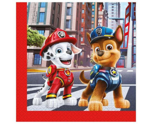 Serwetki papierowe Paw Patrol: The Movie, 33x33 cm, 20 szt.
