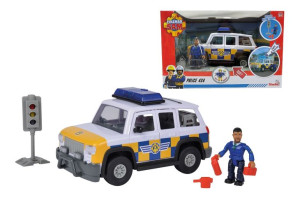 Strażak Sam Jeep policyjny z figurką Simba