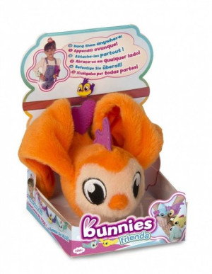 Tm Toys Bunnies Friends Pluszowy ptaszek z magnesem 1pak pomarańczowy