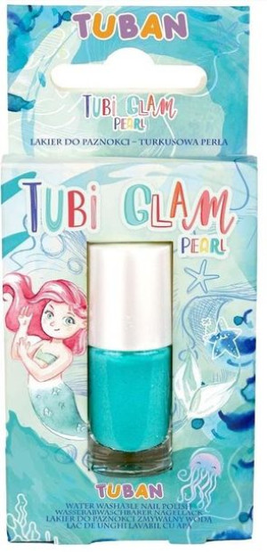 TUBAN Lakier Tubi Glam - turkusowy perłowy