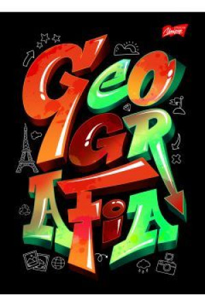 Zeszyt A5 60k krata laminowany GEOGRAFIA - ściąga p10   cena za 1szt