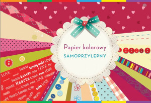 Zeszyt papierów kolorowych samoprzylepny B4 p10 INTERDRUK mix cena za 1szt