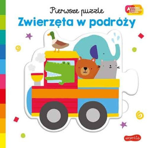 Zwierzęta w podróży. Akademia mądrego dziecka. Pierwsze puzzle
