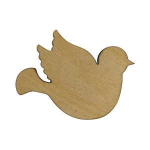 Gołąb scrapka drewniana komunia 2cm 100szt