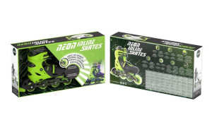 Yvolution Rolki Neon Inline rozm.34-37 zielony