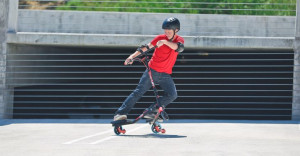 Yvolution Hulajnoga Fliker Lift L3 czarno-czerwona