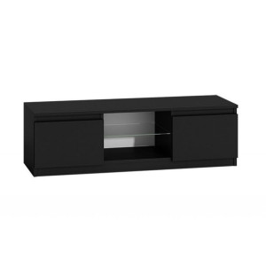 Stolik Rtv 120 Czarny Lakier Front
