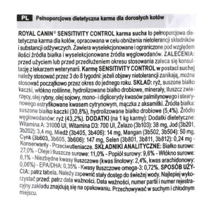 Royal Canin Vet Sensitivity Control Feline 3,5Kg