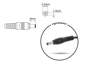 Mitsu Zasilacz 19v 3.16a (5.5x3.0 Pin) - Samsung