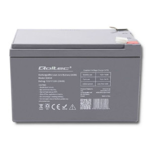 Qoltec Akumulator Agm | 12v | 12ah
