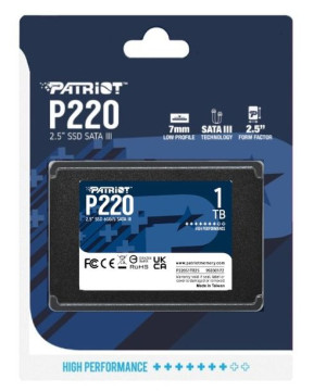 Ssd Patriot P220 1tb Sata 2,5"