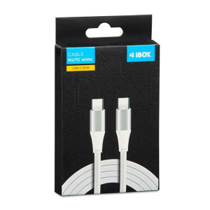 Kabel I-box Usb Typ-c 60w 1m Pd/qc Biały