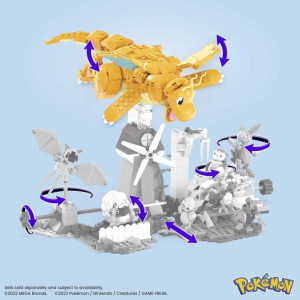 MEGA Pokemon Dragonite Zestaw klocków