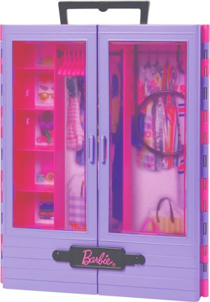 Barbie Szafa Barbie + lalka i akcesoria HJL66