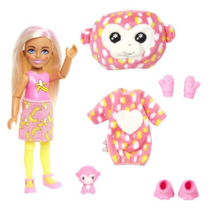 Barbie Cutie Reveal Chelsea Lalka Seria Dżungla Małpka HKR14 (HKR12)